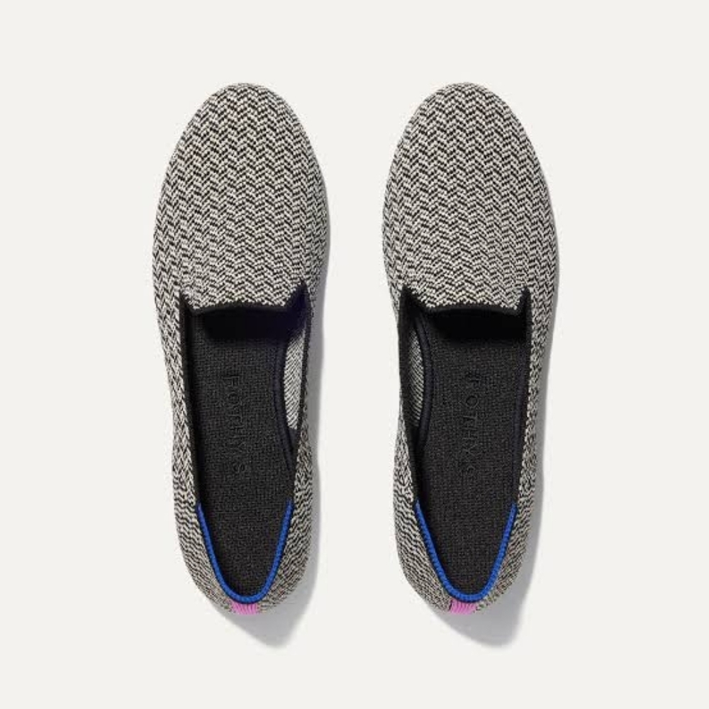 ROTHYS The Loafer In Slate Herringbone